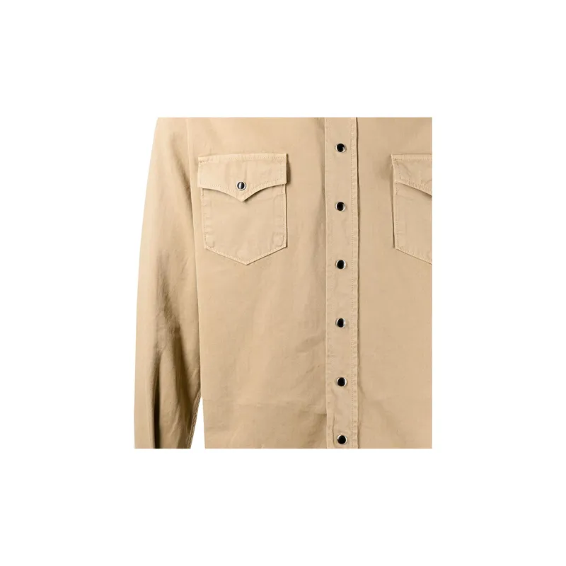 SAINT LAURENT Denim Western Shirt-8