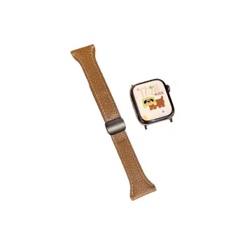 Mr. Strap Watch Band Apple Compatibility Leather Material
