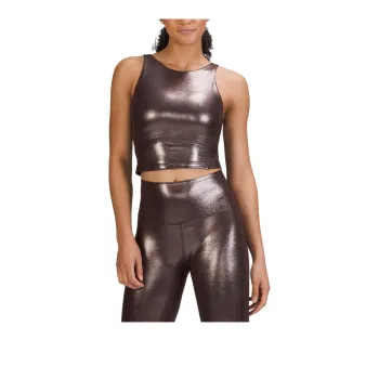 Lululemon Align™ Sport Vests Women's Radiant Foil Printing Red Brown