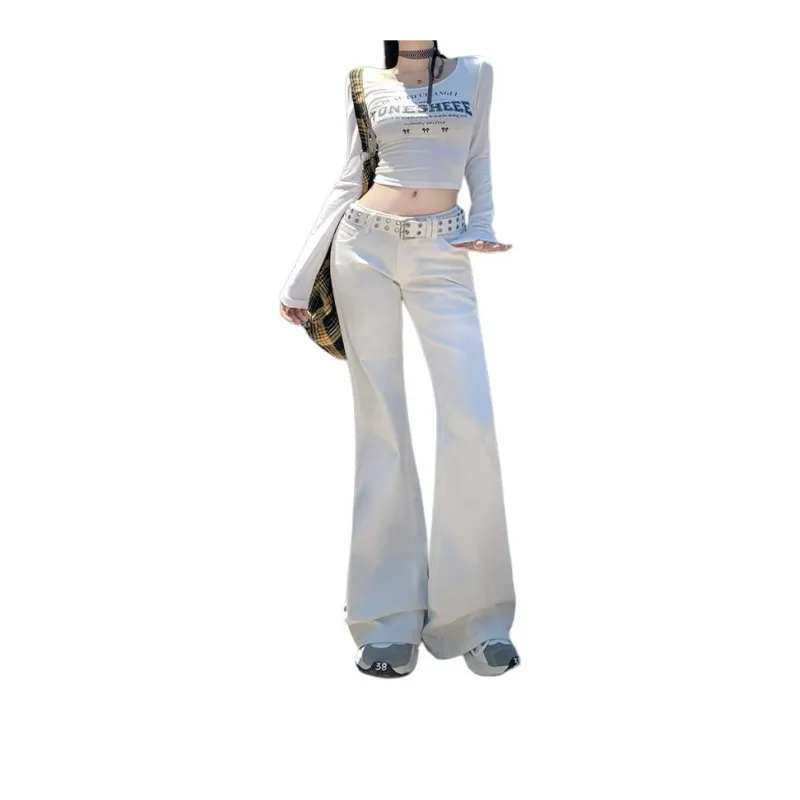 FOREVER 21 Jeans Women's Pure White Color-111