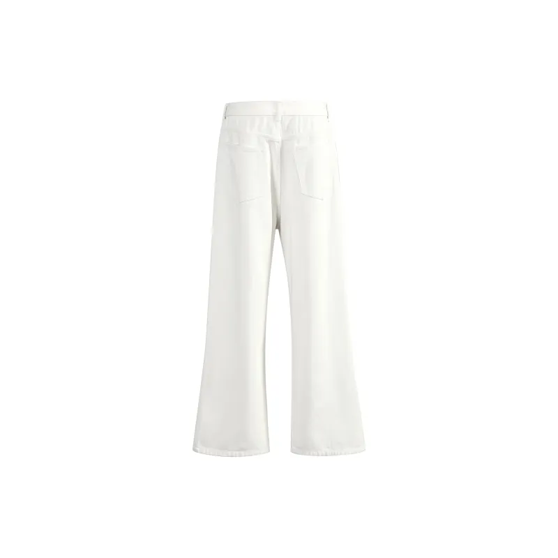FUERZA Jeans Unisex White-1