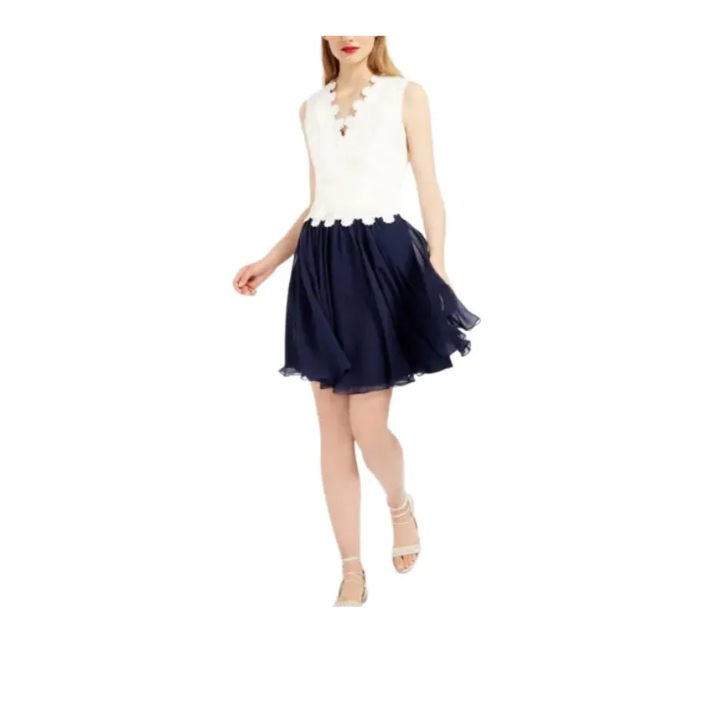 MaxMara Sleeveless Dress Women's Navy-0