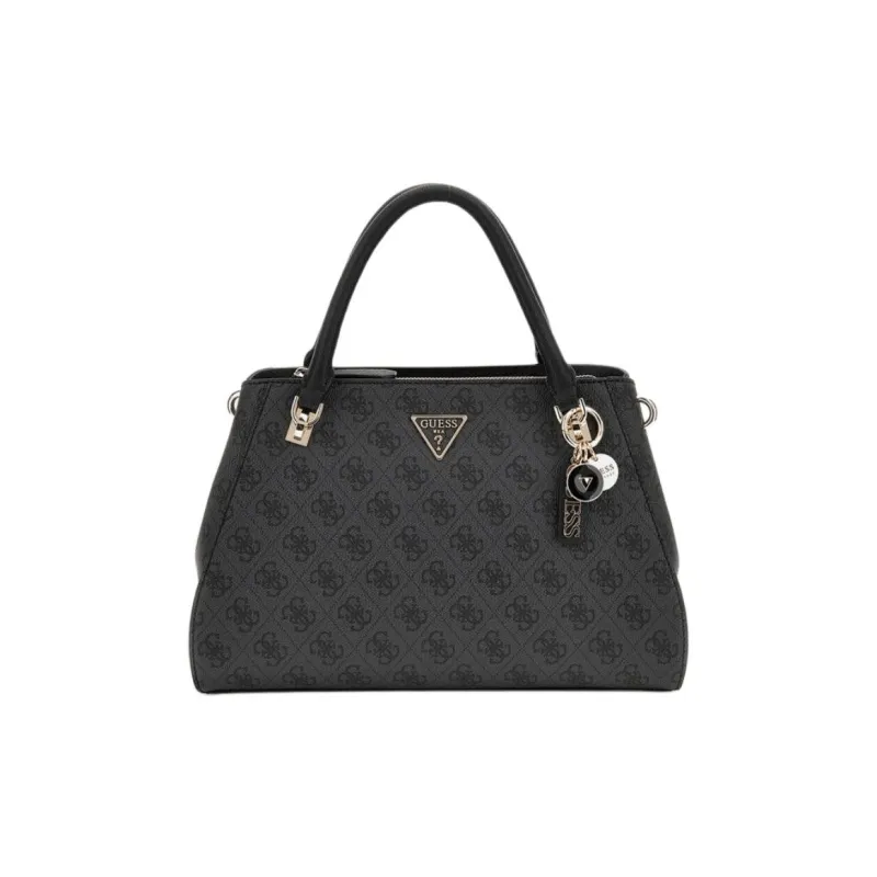 GUESS Noelle Artificial Leather One Shoulder Handbags Women's Black-0