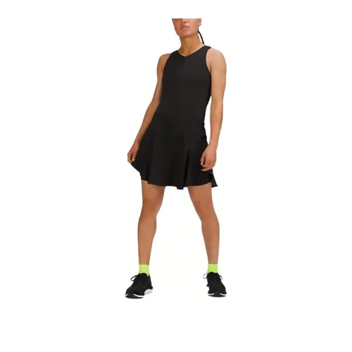 Lululemon Everlux Short Lined Tennis Tank Top Dress 6' Sleeveless Dress Women's