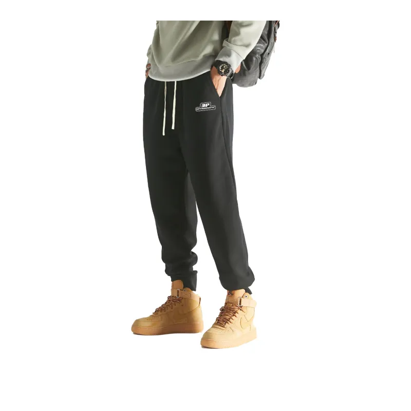 EPTISON Knitted Sports Pants Unisex Black-1