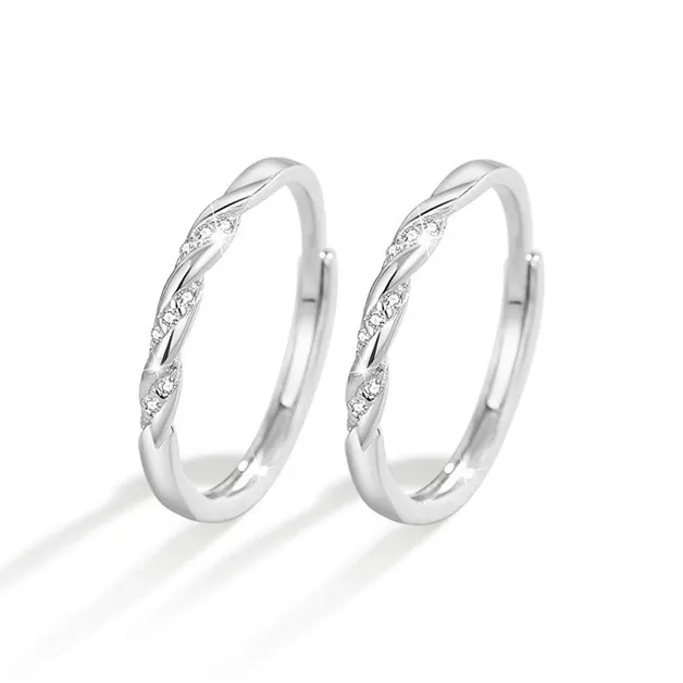 Modern Miracle Sterling Silver Rings Unisex-6