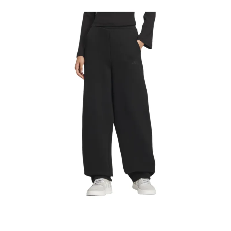 Adidas Knitted Sports Pants Women's Black-1
