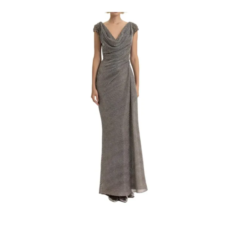 Gemy Maalouf Short-Sleeved Dresses Women's Silver-2