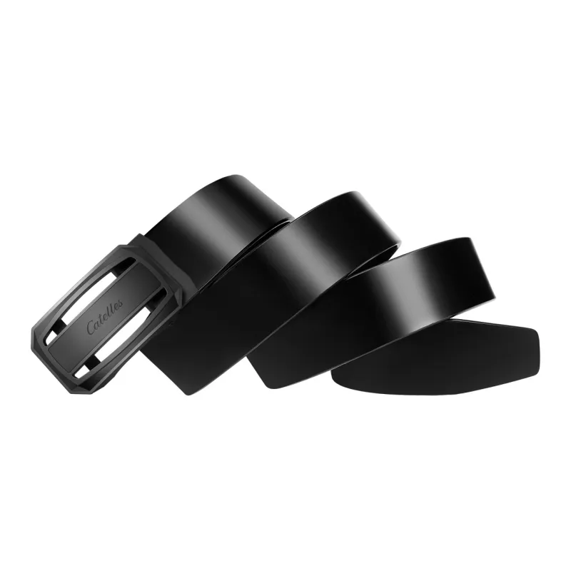 CATELLES Unlined Top Grain Cow Leather Leather Belts Men's Width  3.8cm-2