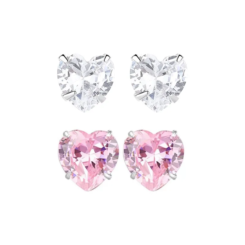 PAYMERY S925 Sterling Silver Stud With Alloy Stud Earrings Women's-8
