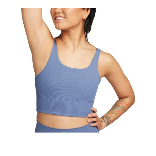Nike Zenvy Rib Women's Light Support Non Padded Longline Sports Bra