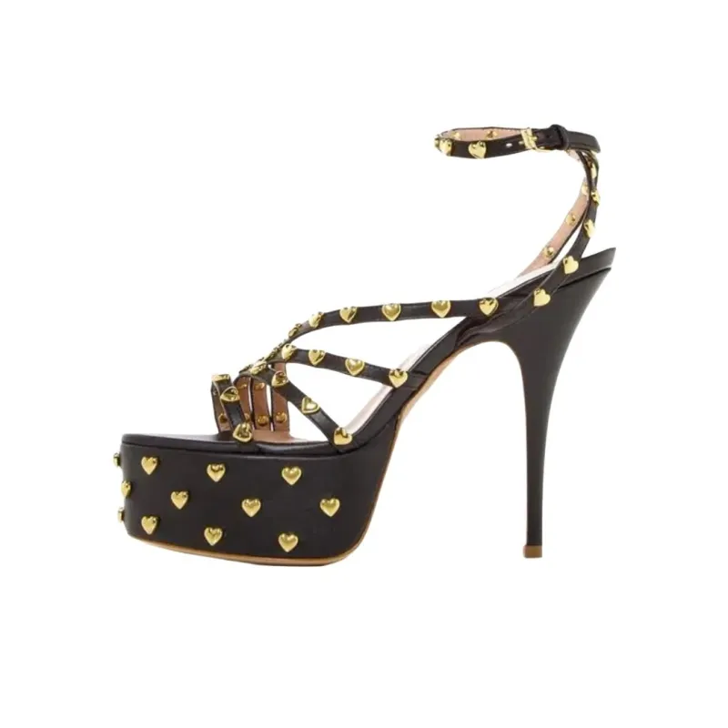 MOSCHINO One Strap Sandals Women's Black-0