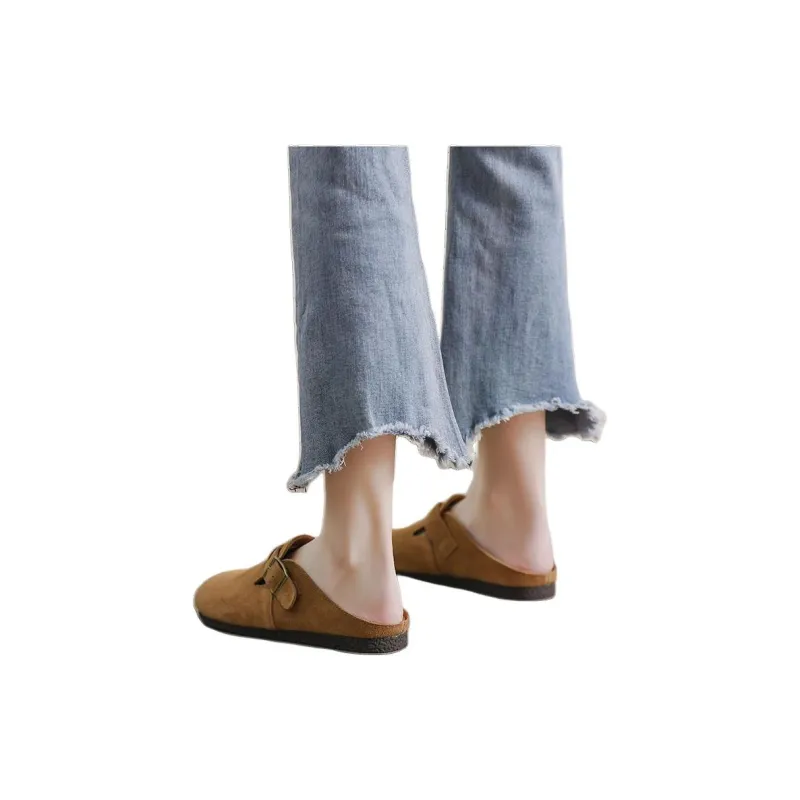 Qiao Anju Home Slippers Camel Khaki Brown-12