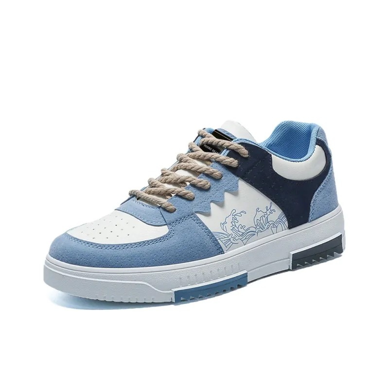 Budding Bear Abrasion Resistant Slip Resistant Low Top Skateboard Shoes Men's-4
