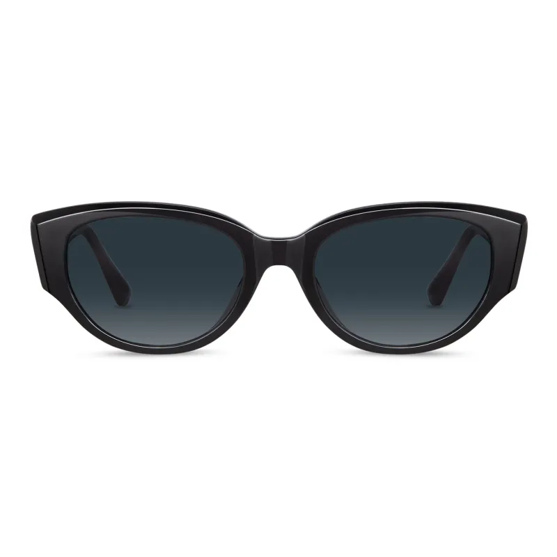 HORIEN Plate Frame Oval Sunglasses Unisex-2