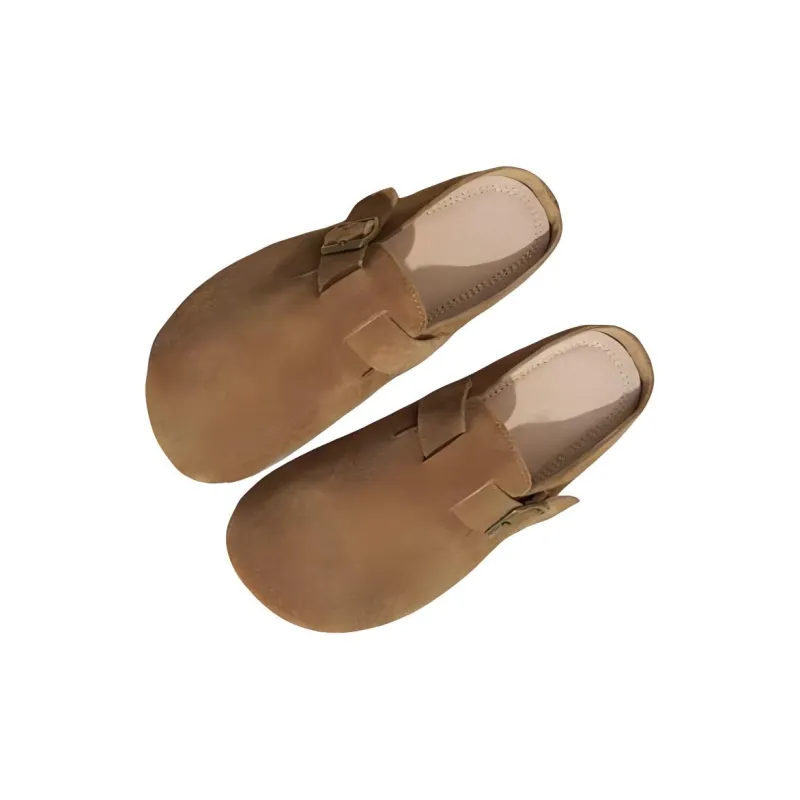 Yamada Hyakuju Home Slippers Camel Khaki Brown-10