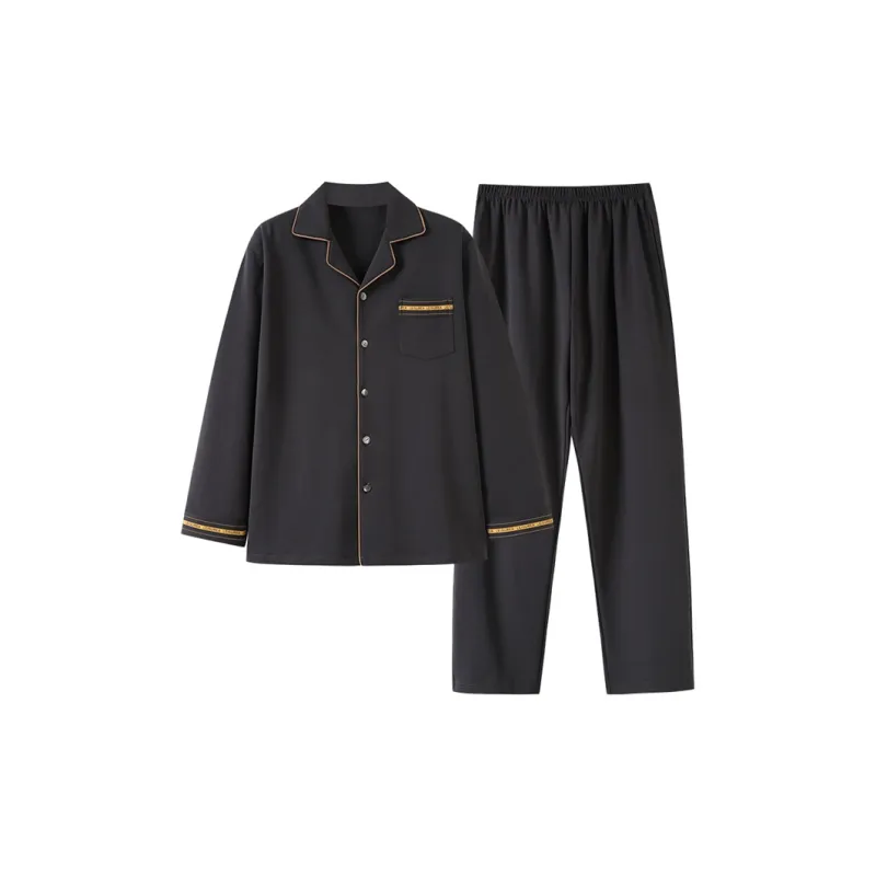 MADALLO Pajama Set Men's Dark Gray-0