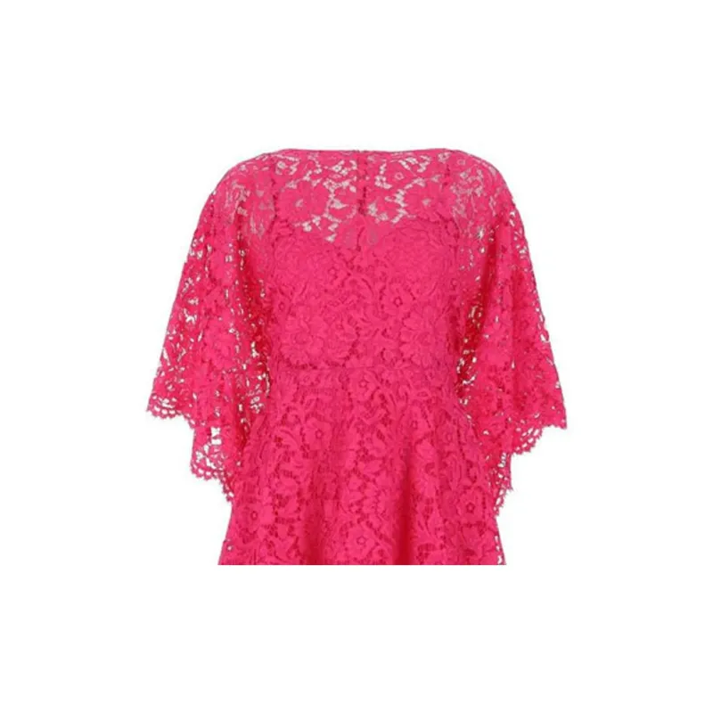 Valentino Long-Sleeved Dresses Women's Rose Red-2