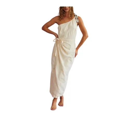 FREE PEOPLE At Leisure Midi Dress Sleeveless Dress Women's Wet Plaster