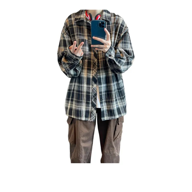PAINT STAIN Long Sleeved Shirt Unisex-24