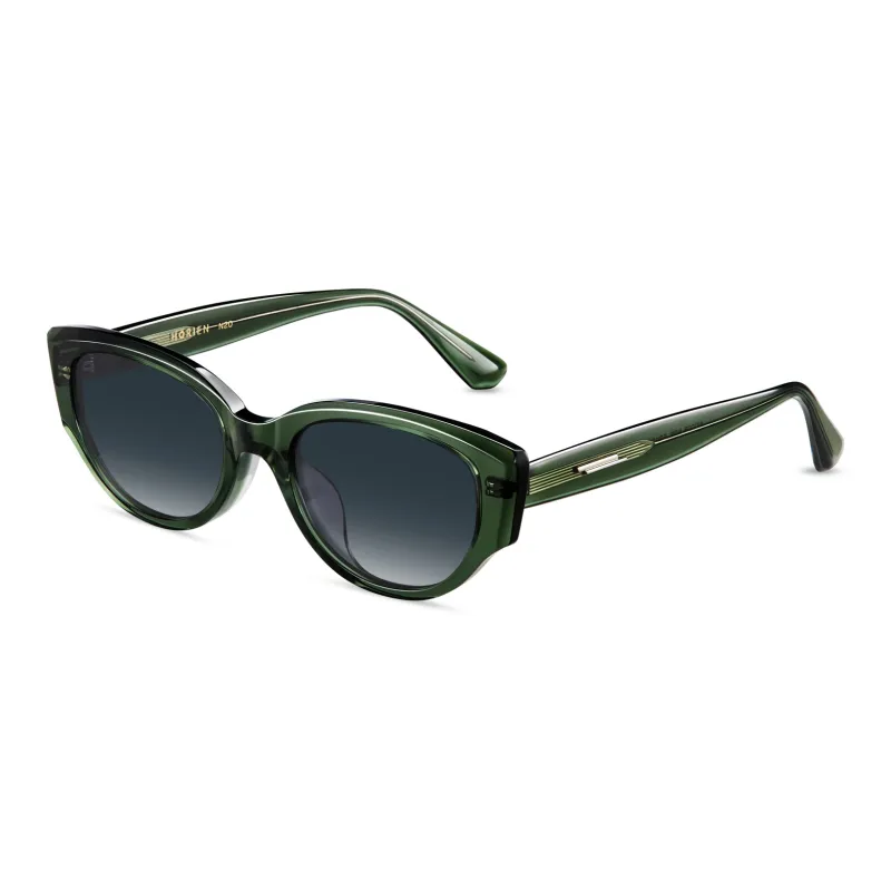 HORIEN Plate Frame Oval Sunglasses Unisex-5