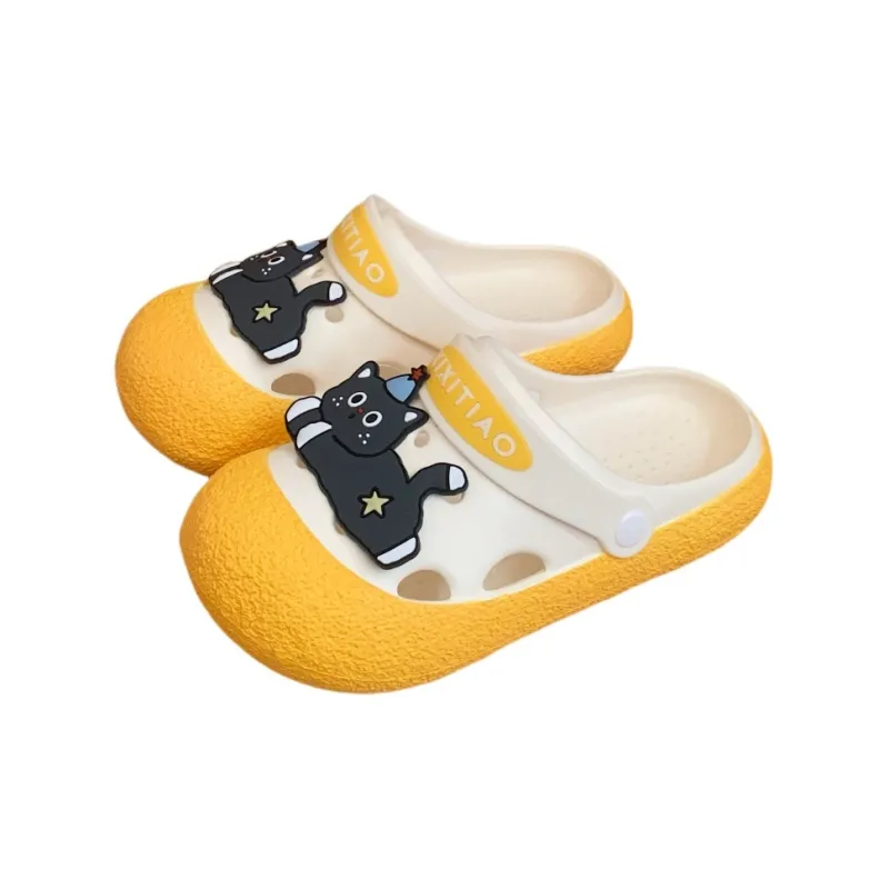 Thin Strips Slippers Women's, White Black-6