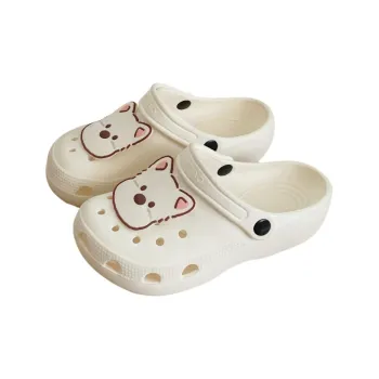 Thin Strips Slippers Unisex, Cream White