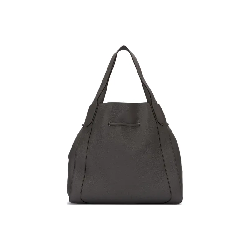 Mulberry Leather One Shoulder Handbag Women's Gray-2