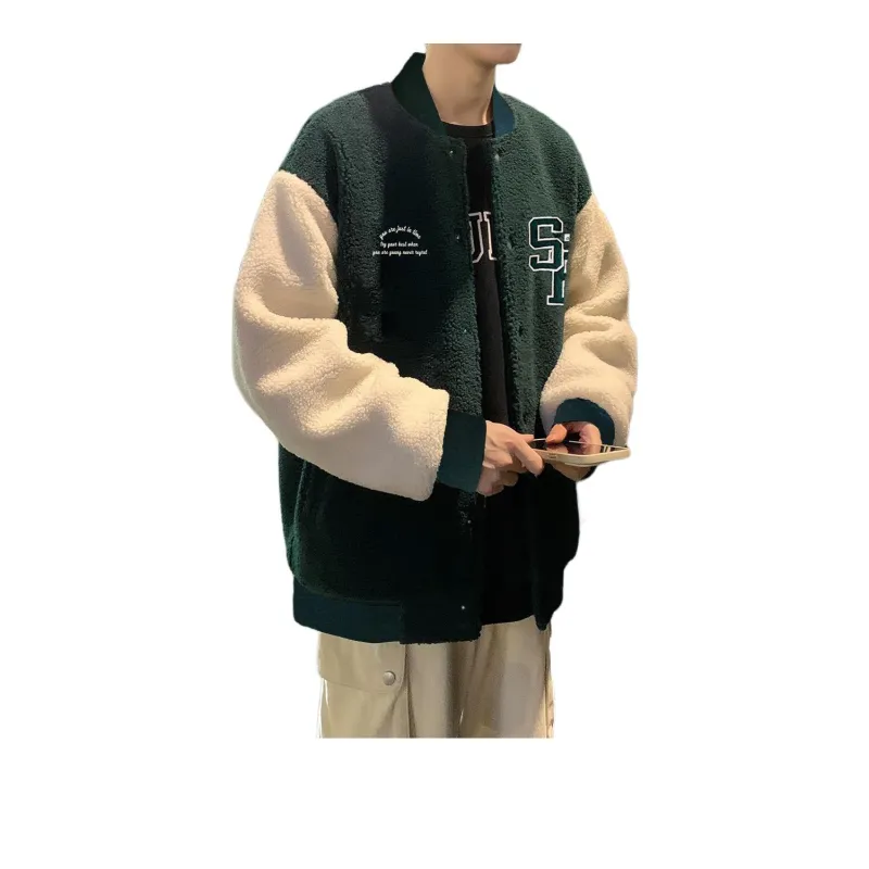 Tonlion Velvet Jackets Men-6