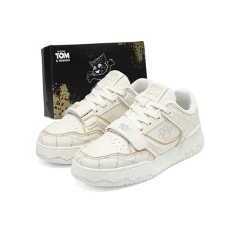 TALKING TOM Skateboard Shoes Unisex Low Top Pearl Beige