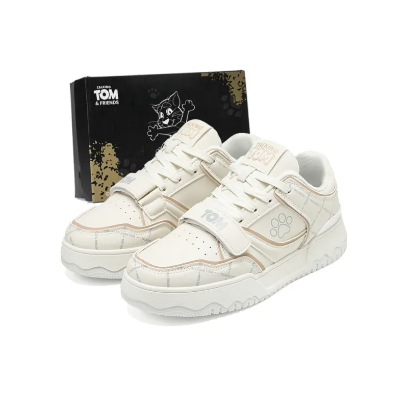 TALKING TOM Skateboard Shoes Unisex Low Top Pearl Beige-0
