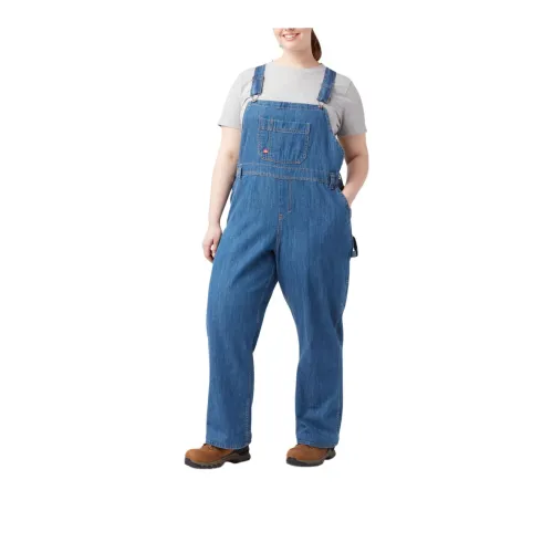 Dickies Overalls Women's Stone Wash Medium Blue