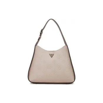 GUESS Eco Leather Shoulder Bag Large Size Women's Beige