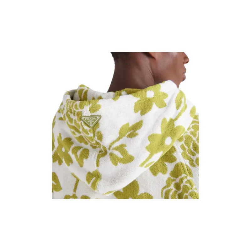 PRADA Floral Print Hoodie-5