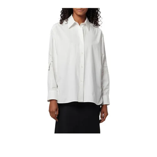Paul Smith Cutout-Sleeved Stepped Hem Shirt