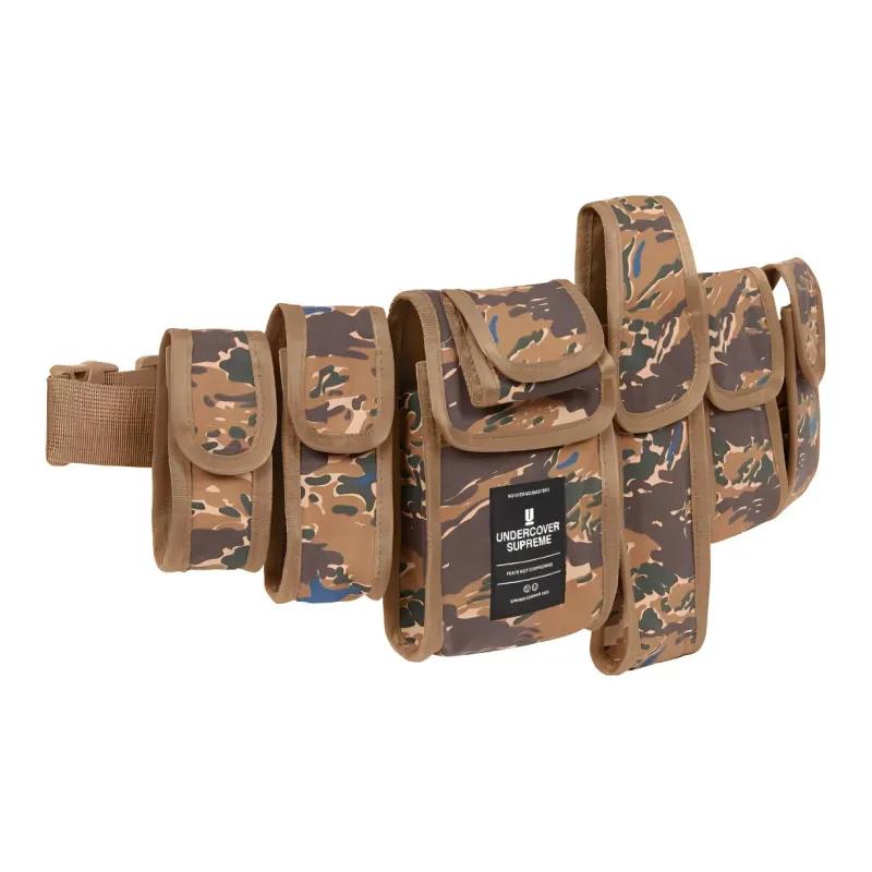 Supreme Co branded Collection Fabric Fanny Pack Unisex Brown-1