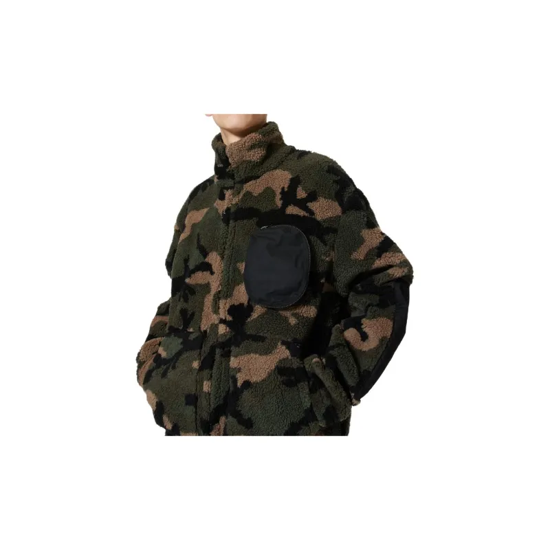 Valentino Camouflage Printed Long-Sleeved Jacket-6