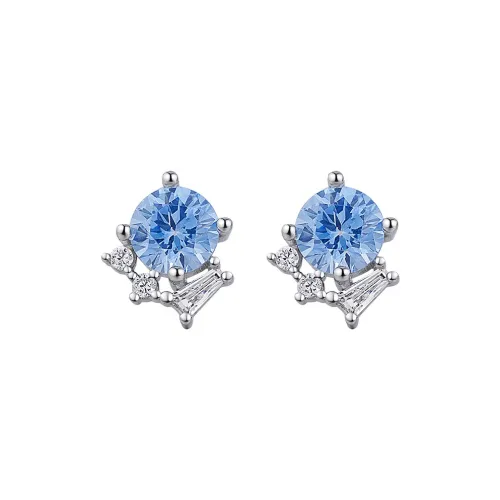 QIANFANGDAHUANGYE S925 Silver Alloy With Zircon Stud Earrings Women's