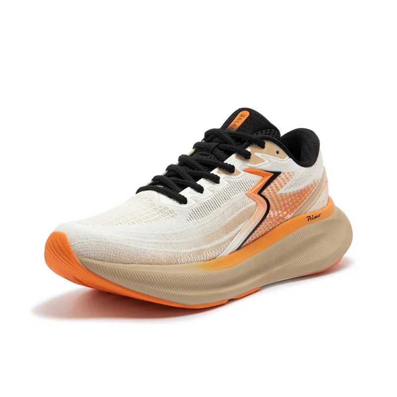 361° International Thread ELEOS Cushioning Anti Slip And Wear Resistant Low Top Running Shoes Unisex Lotus White-1