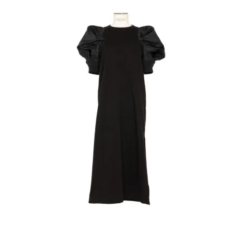 Sacai FW24 Short-Sleeved Dresses Women's Black