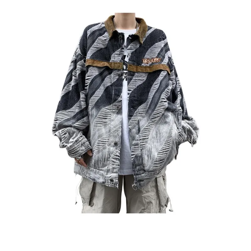 M MAICCO Fashion Versatile Jackets & Coats Unisex Blue Single Item-14