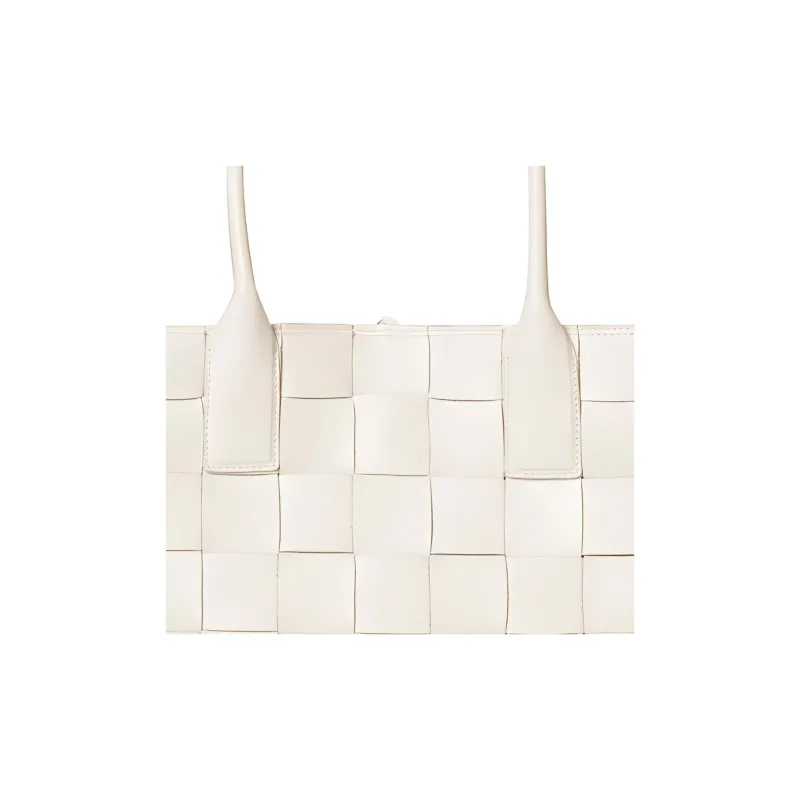 Bottega Veneta CABAT Lambskin Tote Bag, Shopping Bag, Handbag Large Size Women's White-2