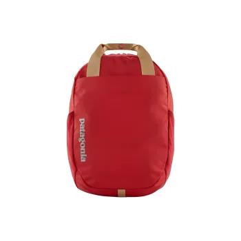 Patagonia Recycled Polyester Backpack Unisex Travel Red