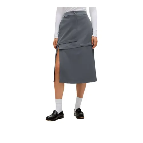 Lululemon FW24 Casual Long Skirt Women's Oil Blue