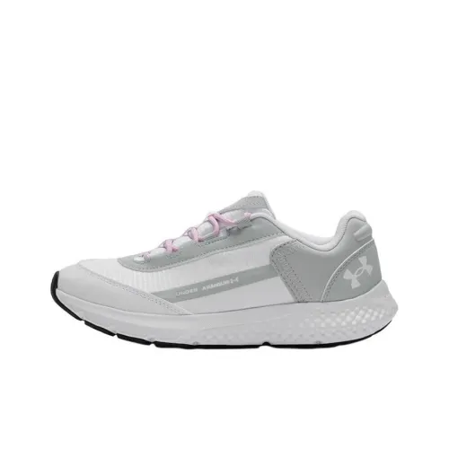 Under Armour Anti Slip Wear Resistant Low Top Casual Shoes Women's White Gray
