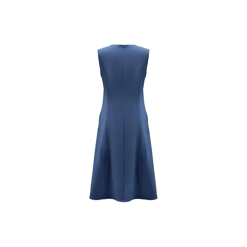 DIFFIE RIEGER Sleeveless Dress Women's Blue-1