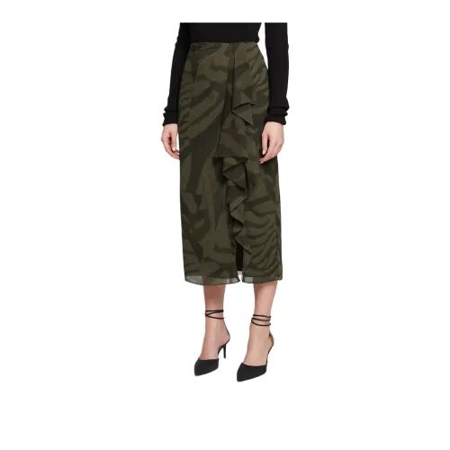 Polo Ralph Lauren Casual Long Skirts Women's Green