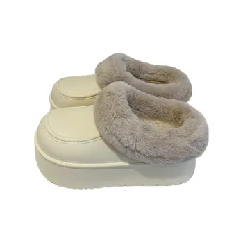 SHIGUDE Cotton Slippers Women's Khaki