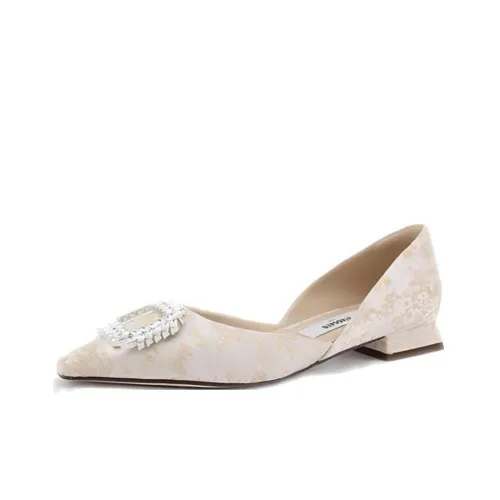 Staccato Cubic Sugar Glaze Casual Single Shoes Women's Apricot