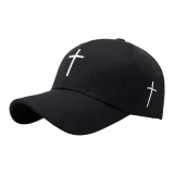 Black with White Embroidery